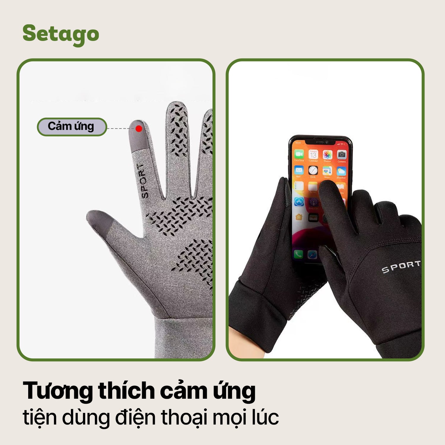 Găng tay leo núi cảm ứng Warmfy - Ấm áp, dễ chịu cho mùa đông