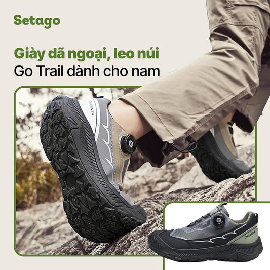 GIÀY GO TRAIL – CHỐNG NƯỚC NHẸ, VƯỢT ĐỊA HÌNH, VỮNG BƯỚC CHÂN