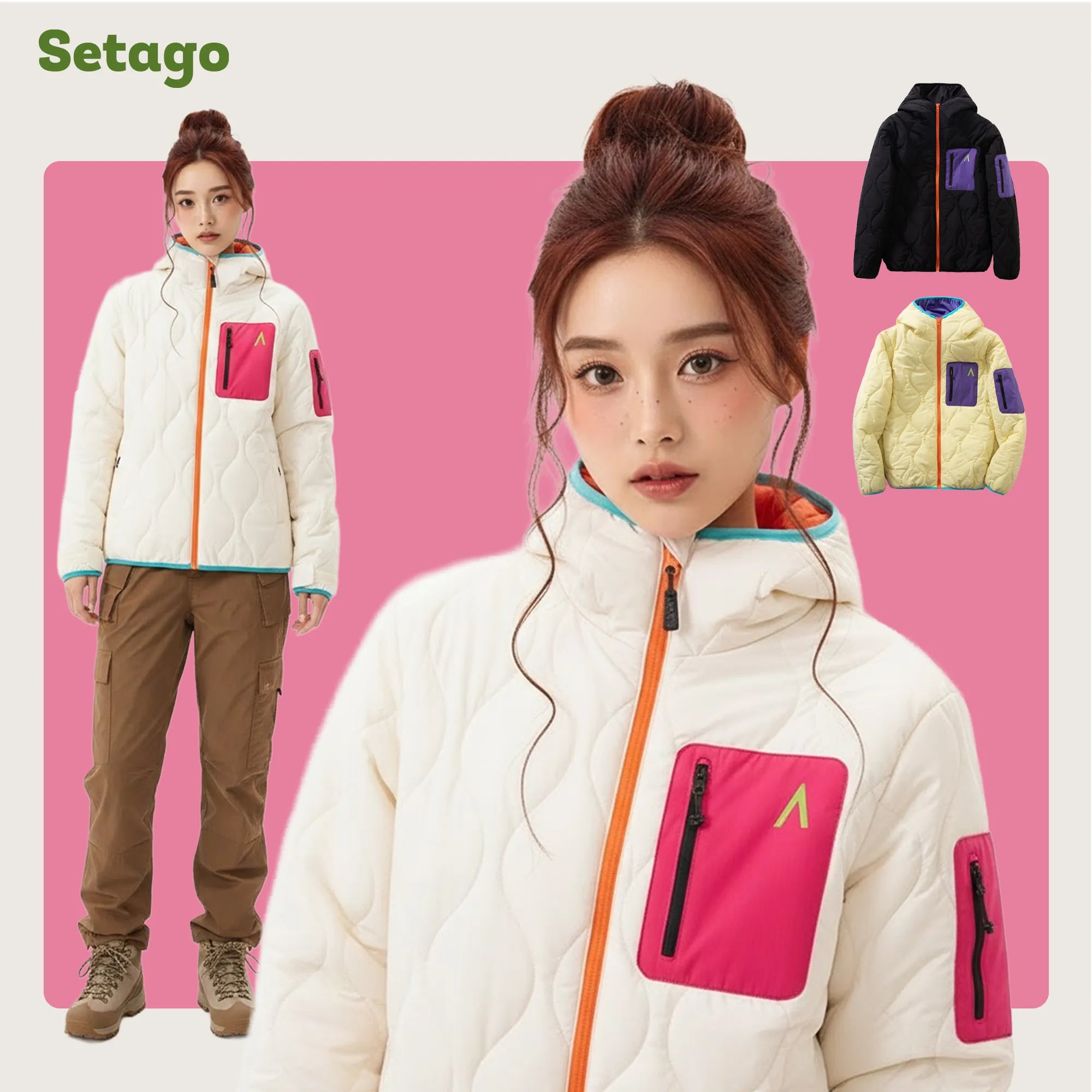 Áo Khoác Phao Snova – Siêu Nhẹ, Chống Nước