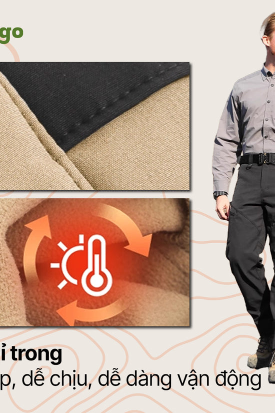 Quần dã ngoại, leo núi mùa đông Orcas - ấm áp, dày dặn, phù hợp mùa thu đông