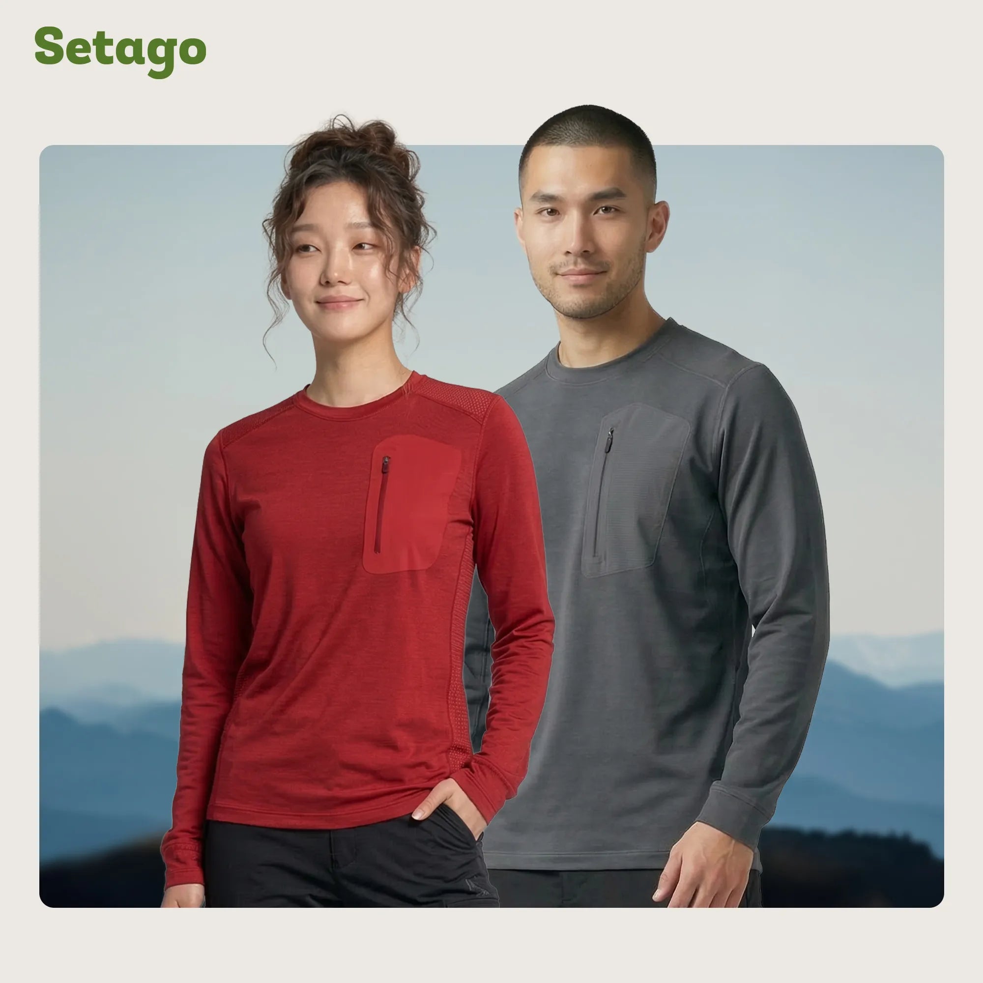 Áo dài tay dã ngoại Ember lót nỉ mỏng nhanh khô