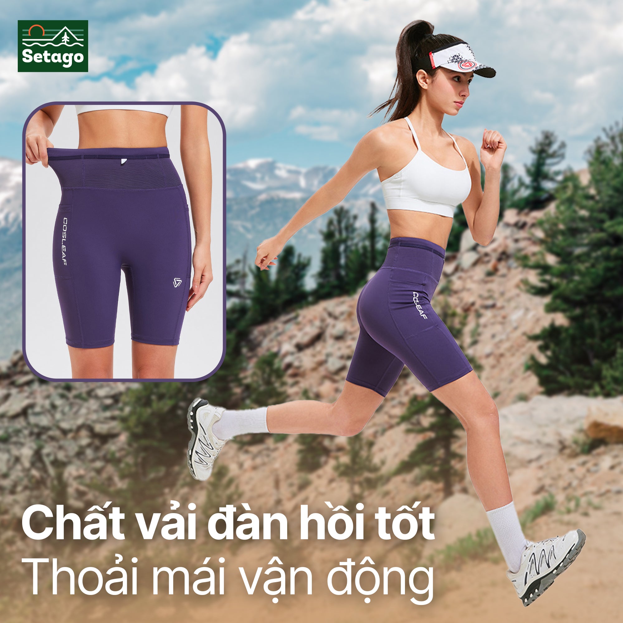 Mova quần Legging Thể Thao Dã Ngoại - gọn gàng, tôn dáng