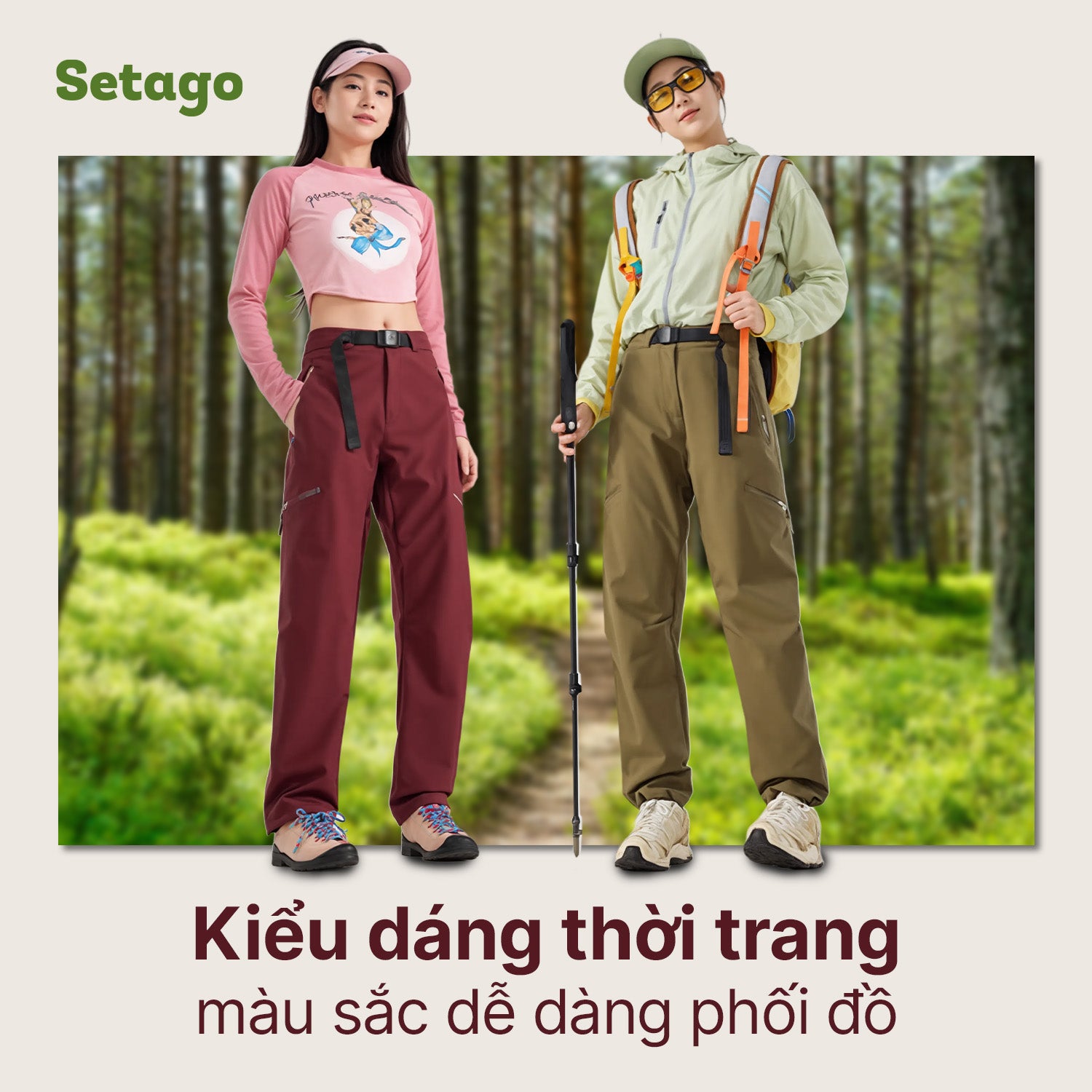 Quần dã ngoại leo núi chống nước DryPeak - Chống nước, khô ráo ở mọi cao dộ