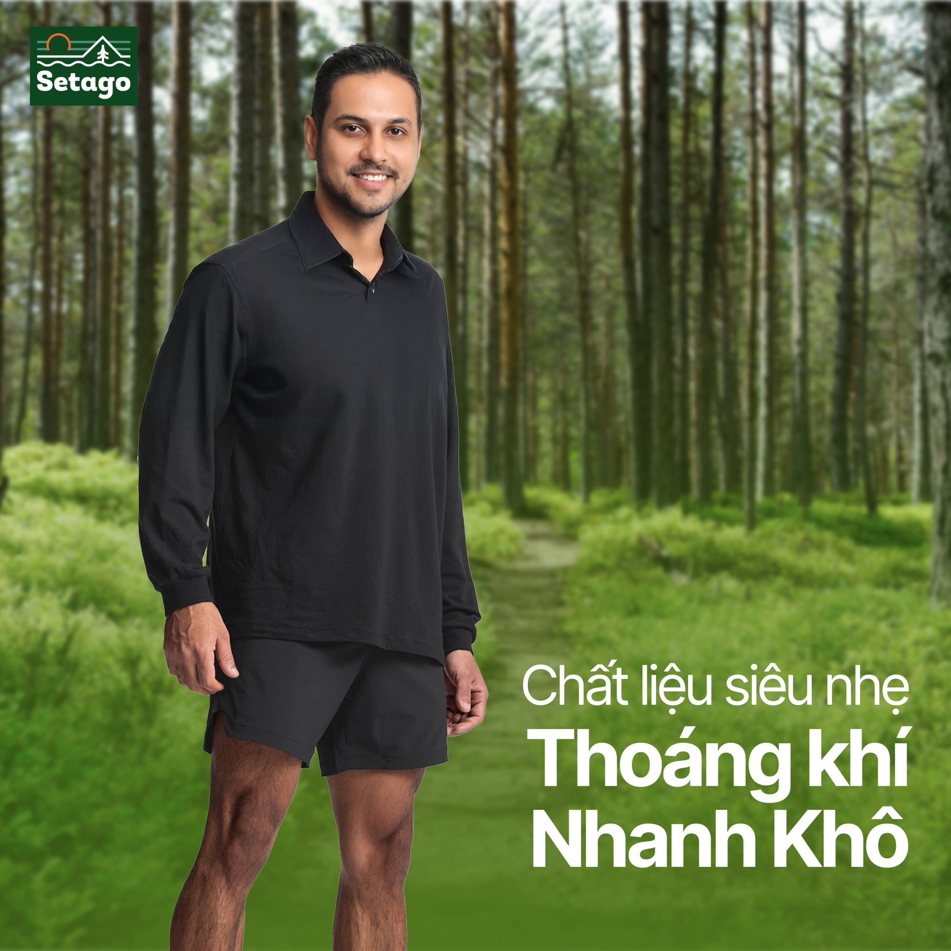 Quần đùi thể thao nam Flyon - nhẹ, thoáng, nhanh khô