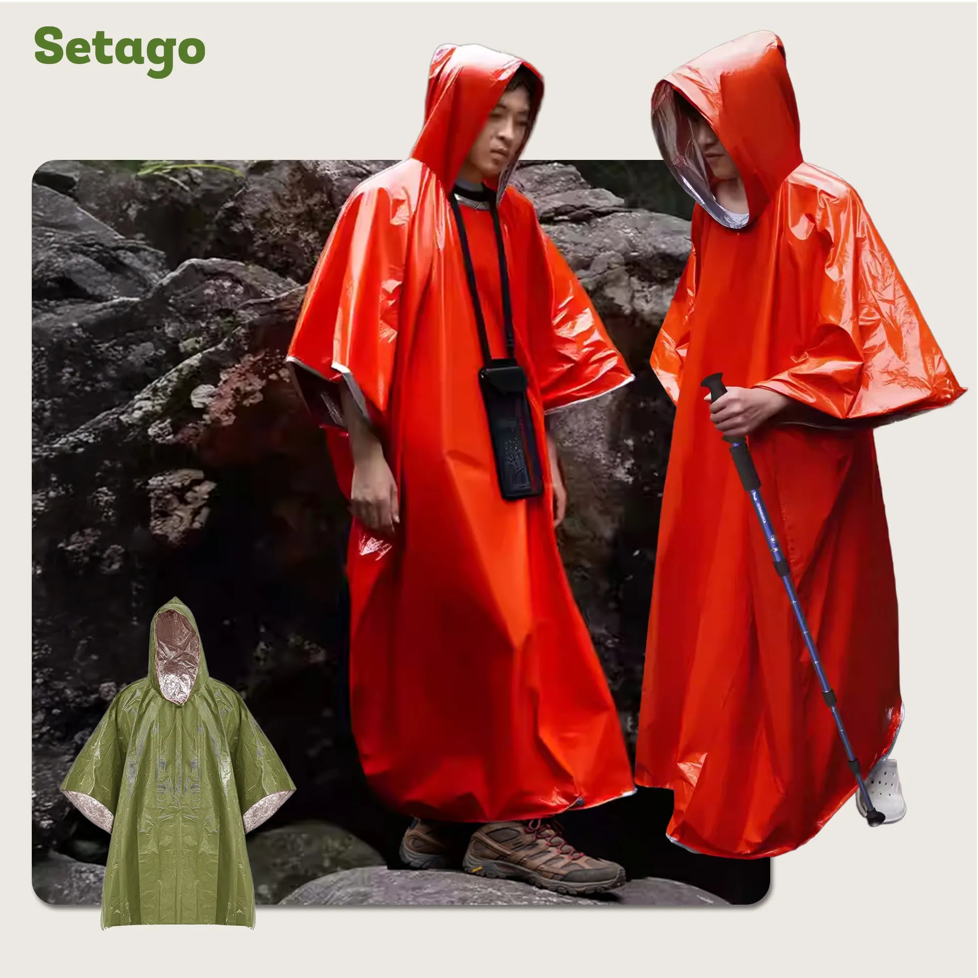 Áo mưa Rainn Tráng Bạc Giữ Nhiệt