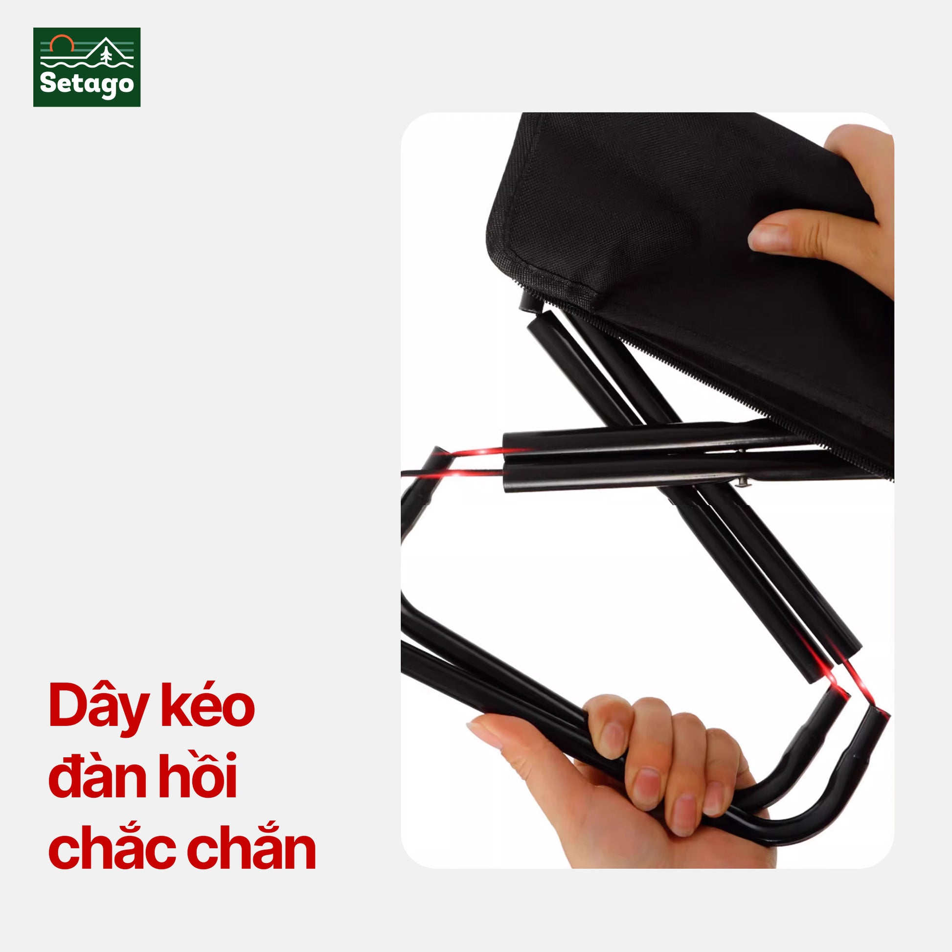 Ghế gấp xách tay Foldy – Gọn nhẹ như một chiếc túi, tiện lợi mọi lúc mọi nơi