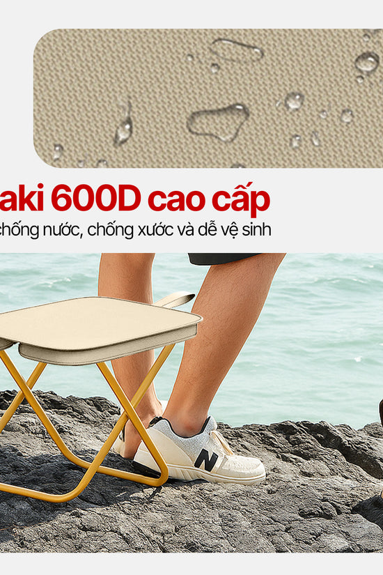 Ghế gấp xách tay Foldy – Gọn nhẹ như một chiếc túi, tiện lợi mọi lúc mọi nơi