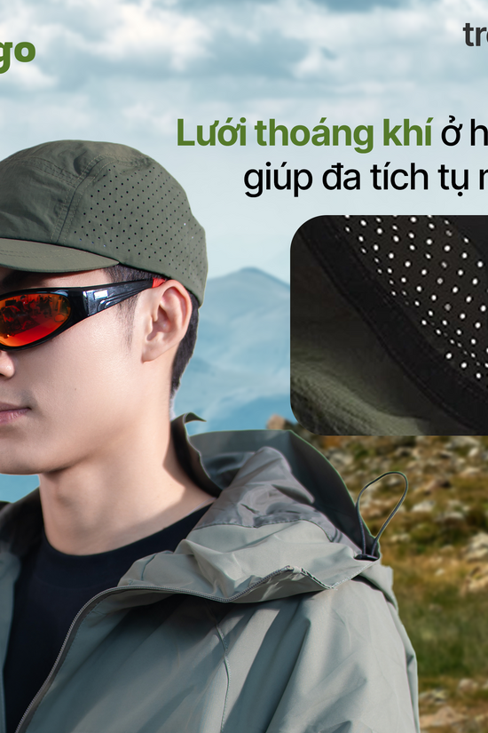 Mũ Lưỡi Trai Trek Cap – Mỏng Nhẹ, Thoáng Khí, Thời Trang