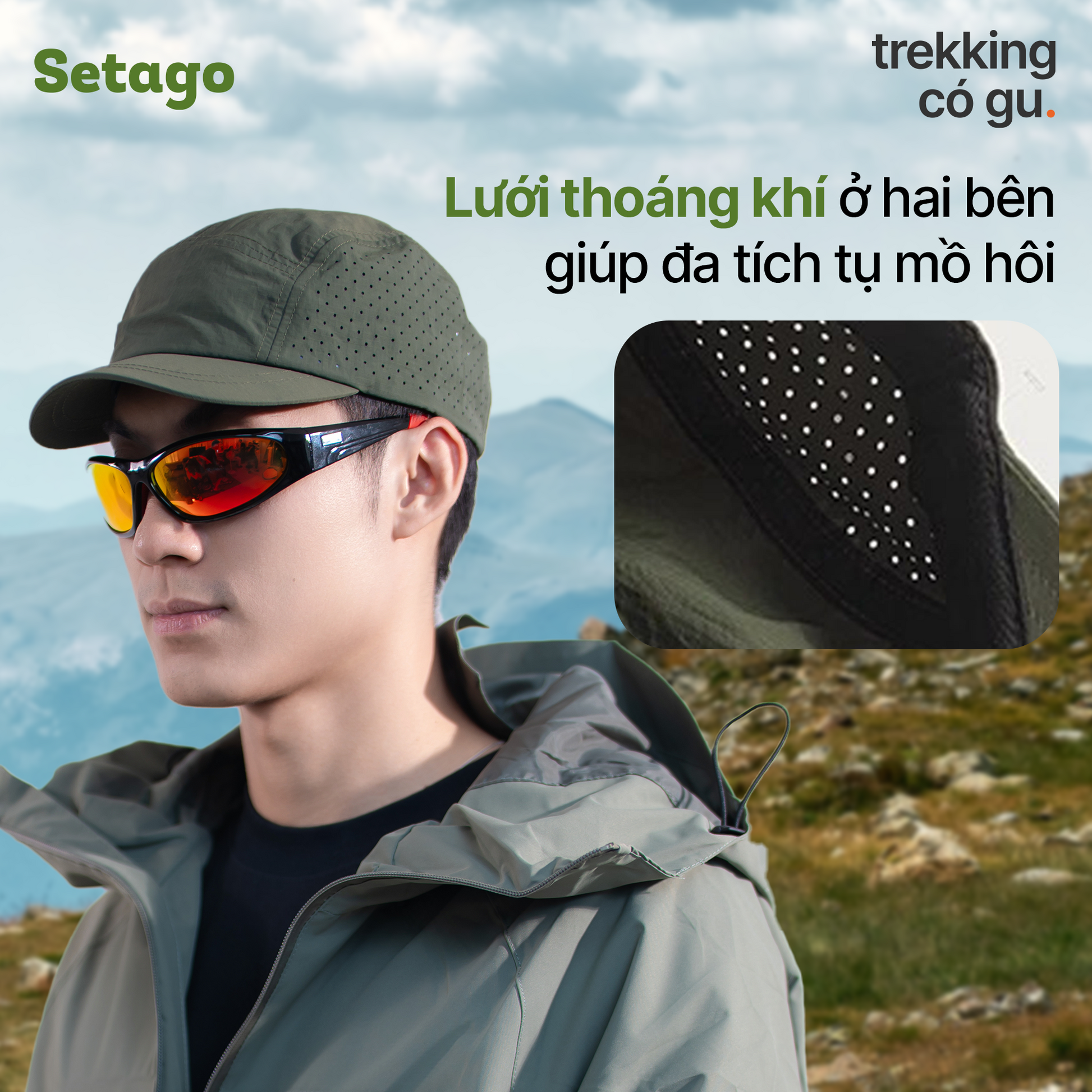 Mũ Lưỡi Trai Trek Cap – Mỏng Nhẹ, Thoáng Khí, Thời Trang