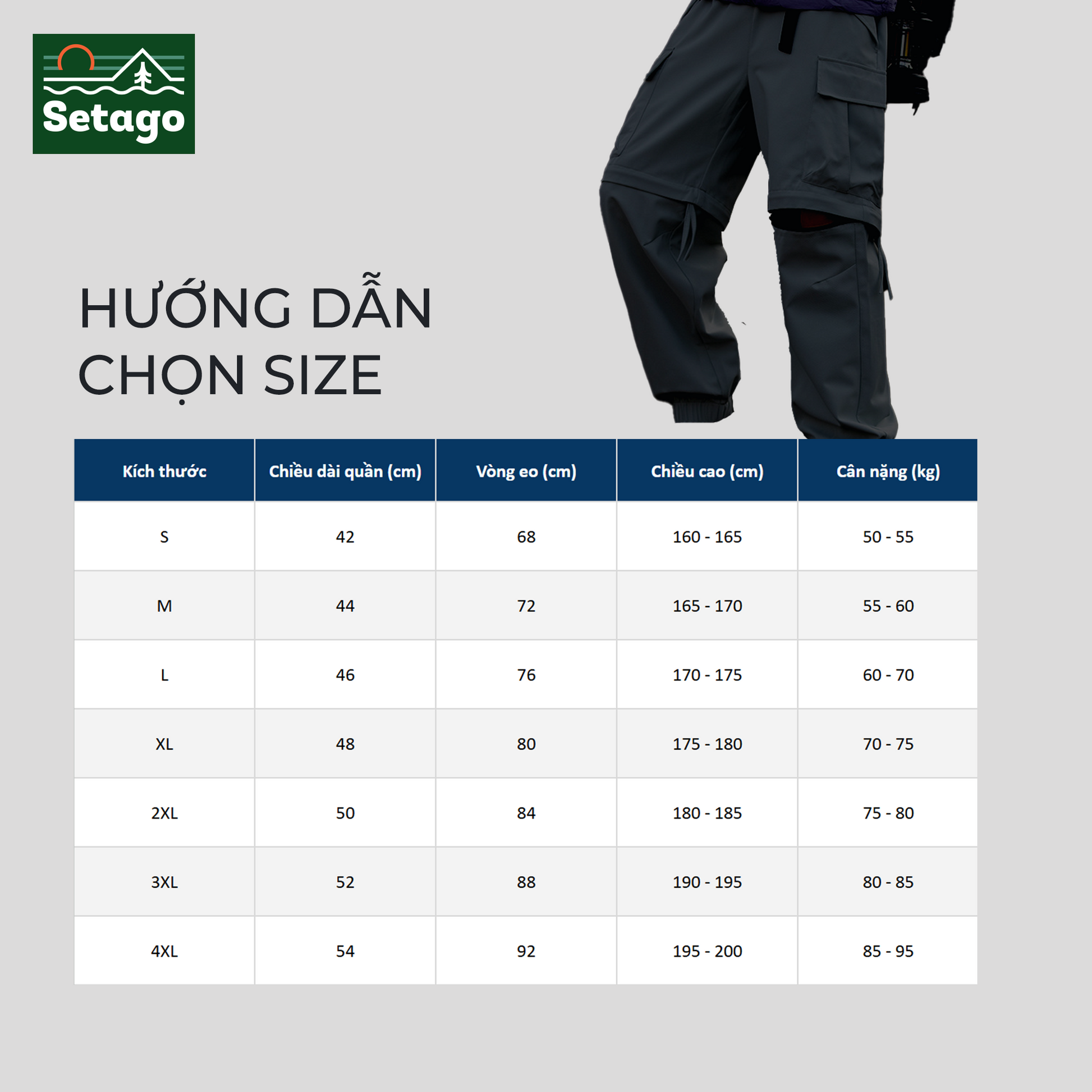 Quần túi hộp DualGear 2 trong 1 - Linh hoạt, chống nước, chống trầy, nhanh khô