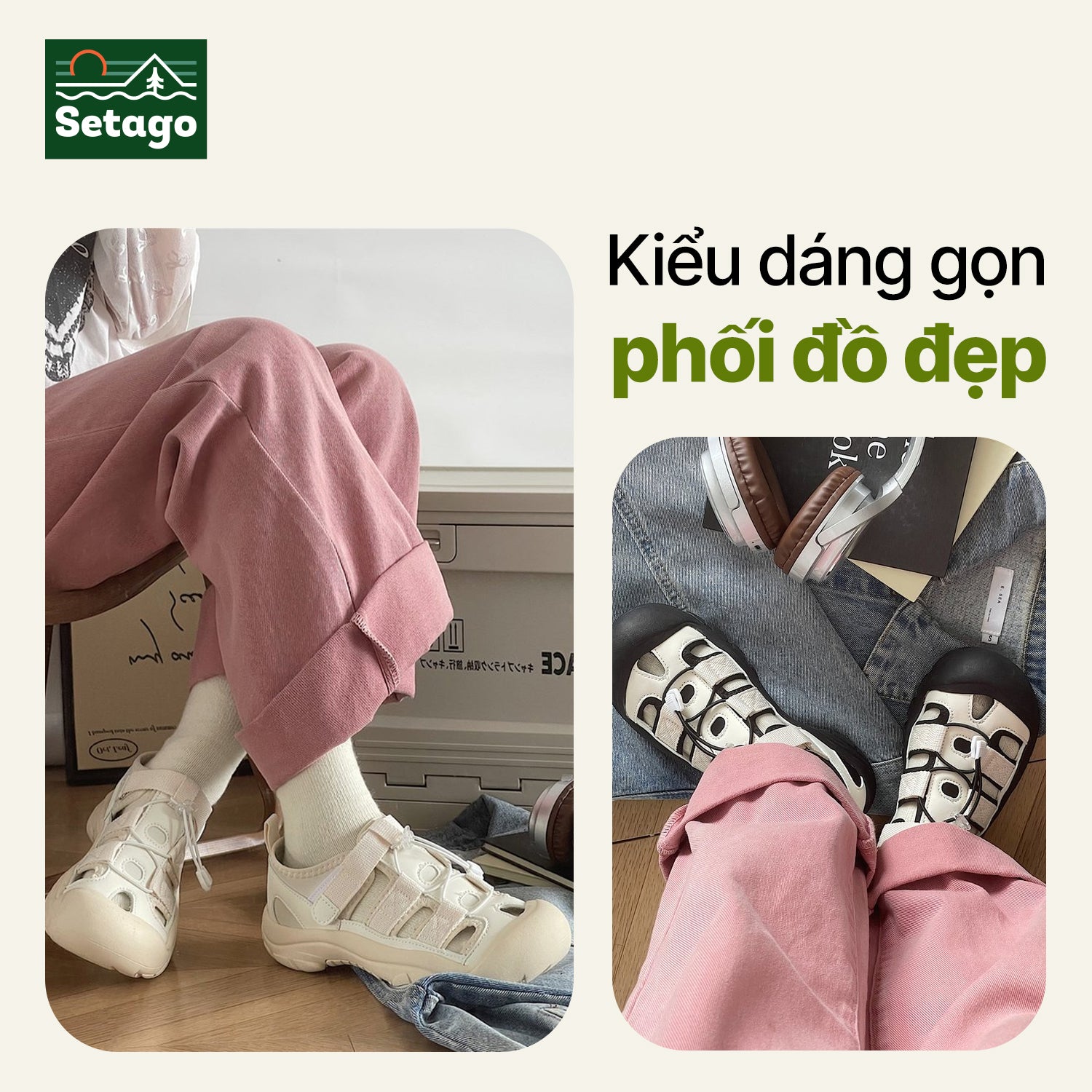 Sandals dã ngoại nữ Nova - Nhẹ, cá tính