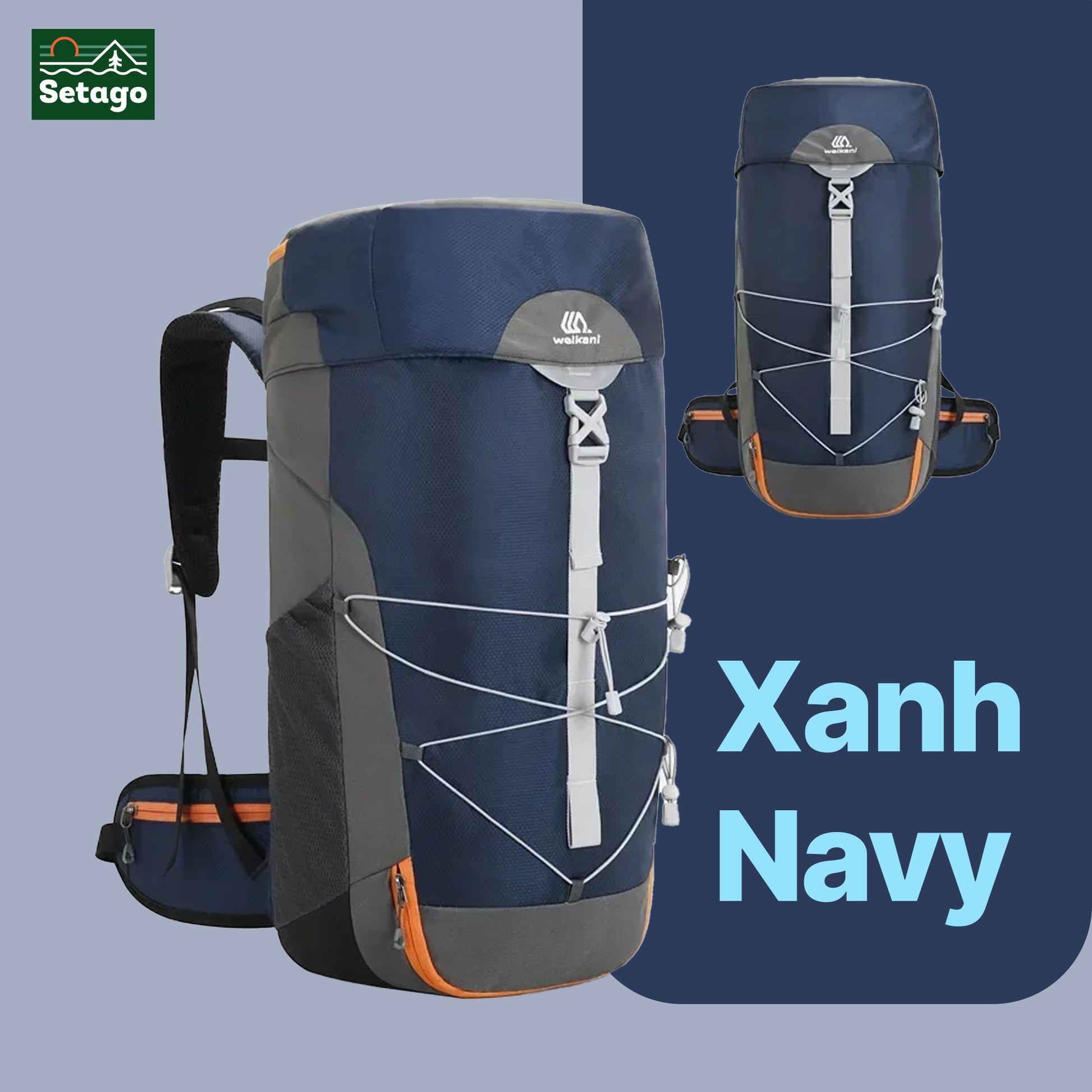 Balo dã ngoại thể thao Roamer - 40L, chống nước, thoáng khí