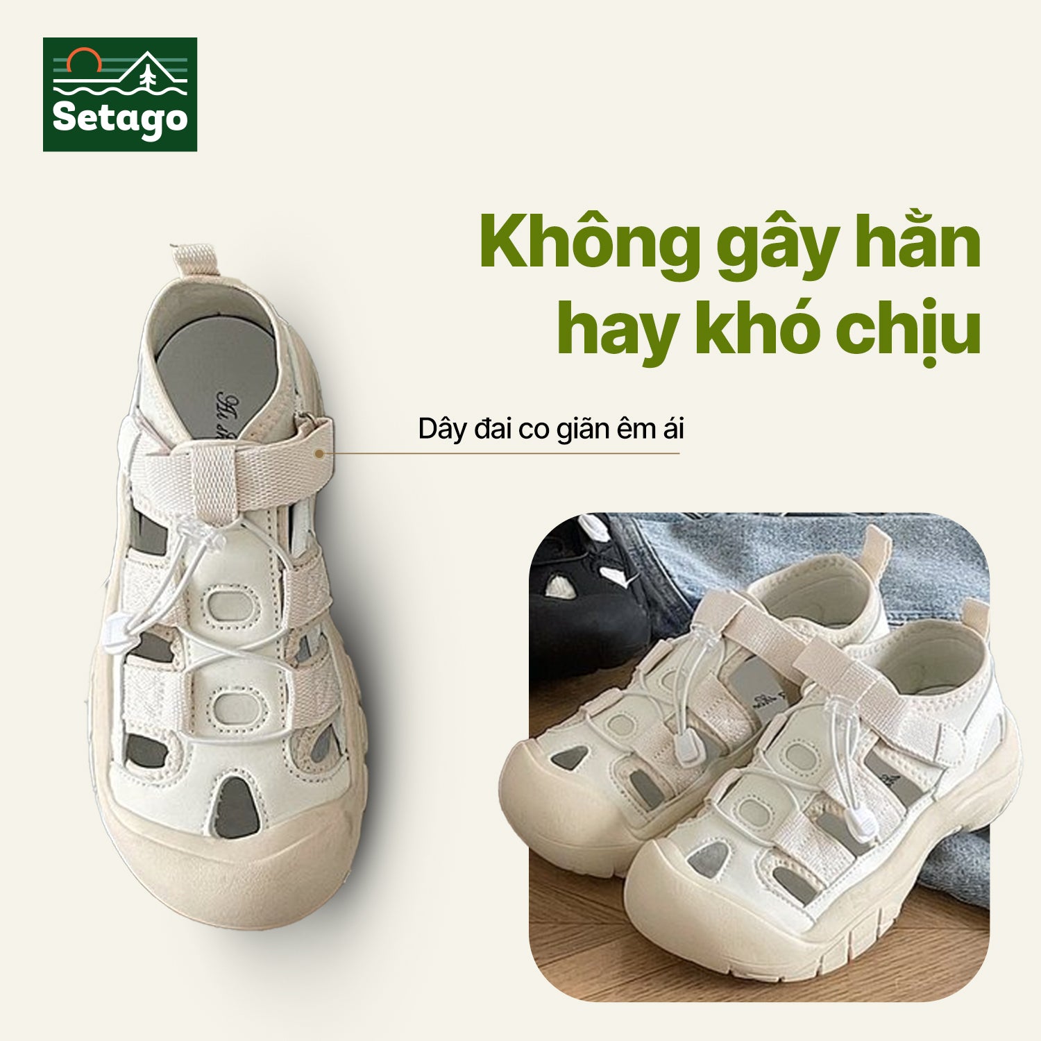 Sandals dã ngoại nữ Nova - Nhẹ, cá tính