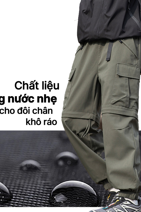 Quần túi hộp DualGear 2 trong 1 - Linh hoạt, chống nước, chống trầy, nhanh khô