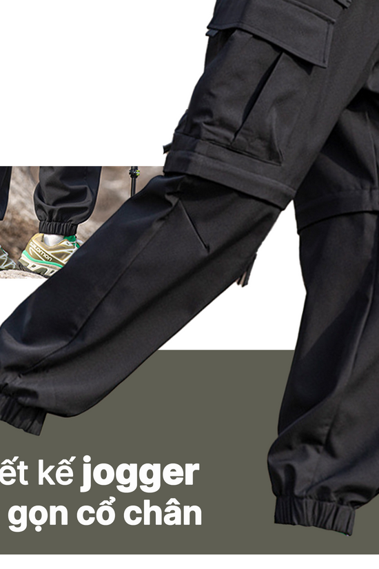 Quần túi hộp DualGear 2 trong 1 - Linh hoạt, chống nước, chống trầy, nhanh khô