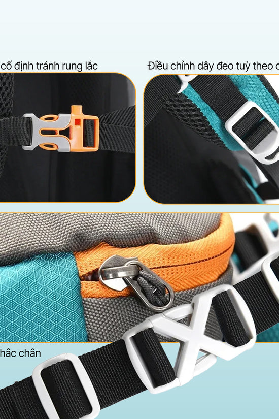 Balo dã ngoại thể thao Roamer - 40L, chống nước, thoáng khí