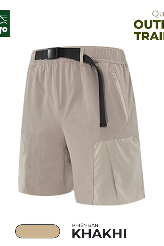 Quần short outdoor nam TrailFlex - nhẹ, linh hoạt và nhanh khô
