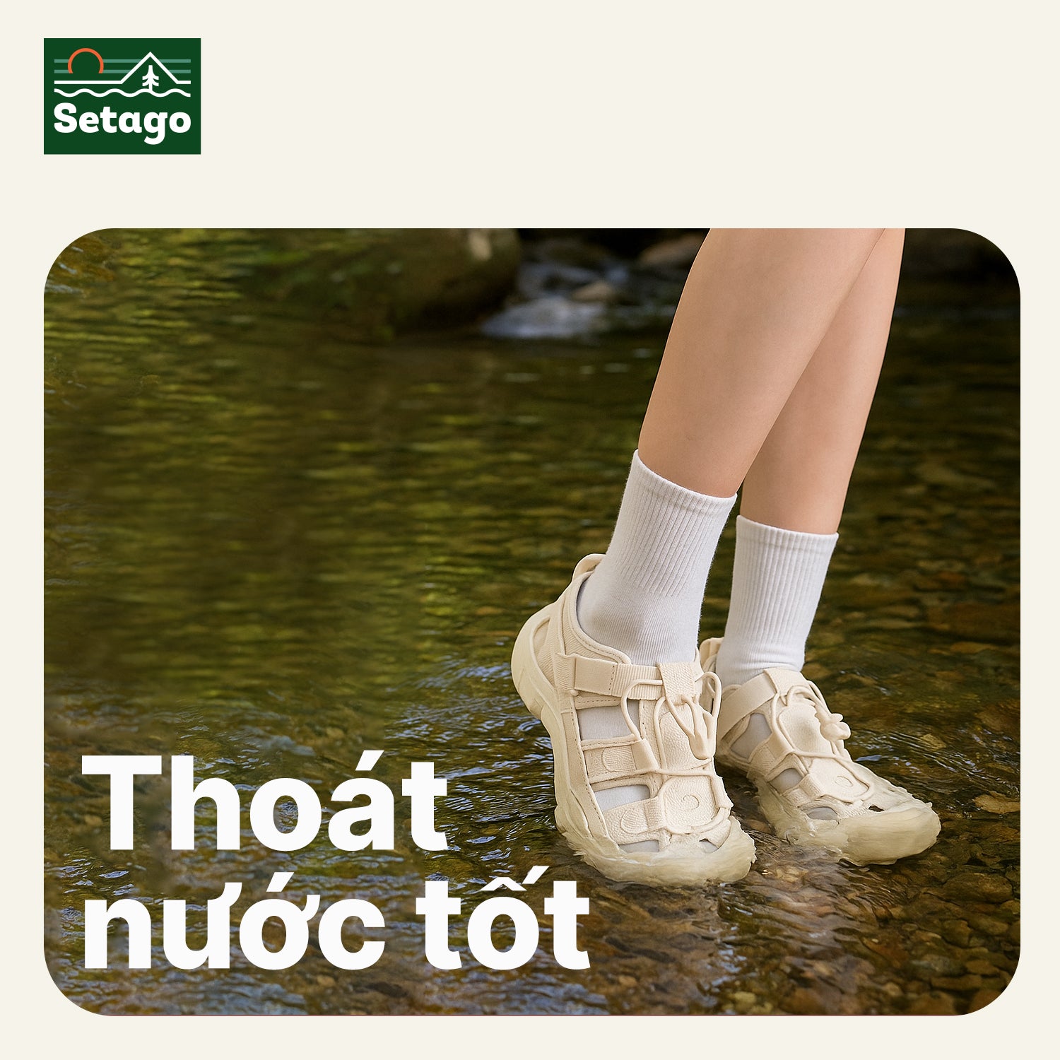 Sandals dã ngoại nữ Nova - Nhẹ, cá tính