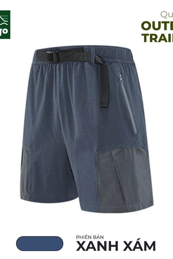 Quần short outdoor nam TrailFlex - nhẹ, linh hoạt và nhanh khô