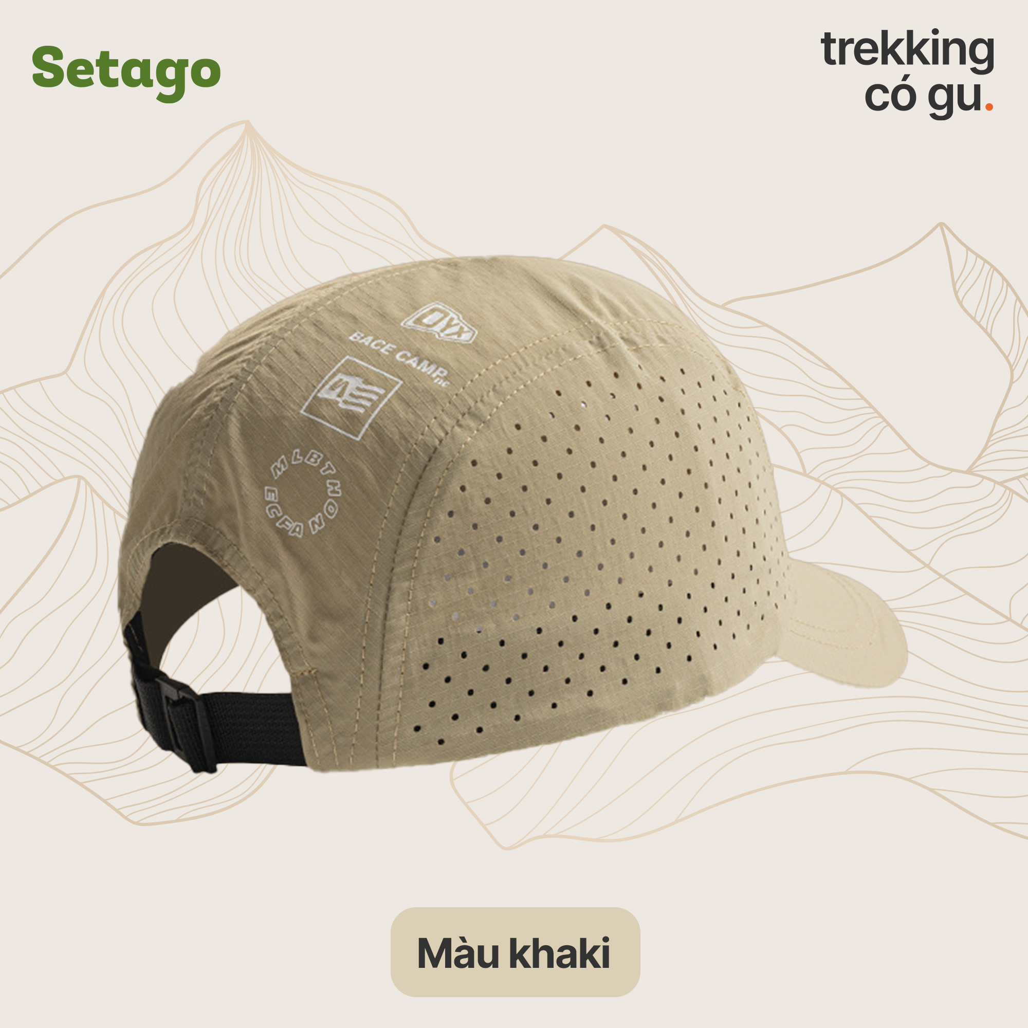 Mũ Lưỡi Trai Trek Cap – Mỏng Nhẹ, Thoáng Khí, Thời Trang