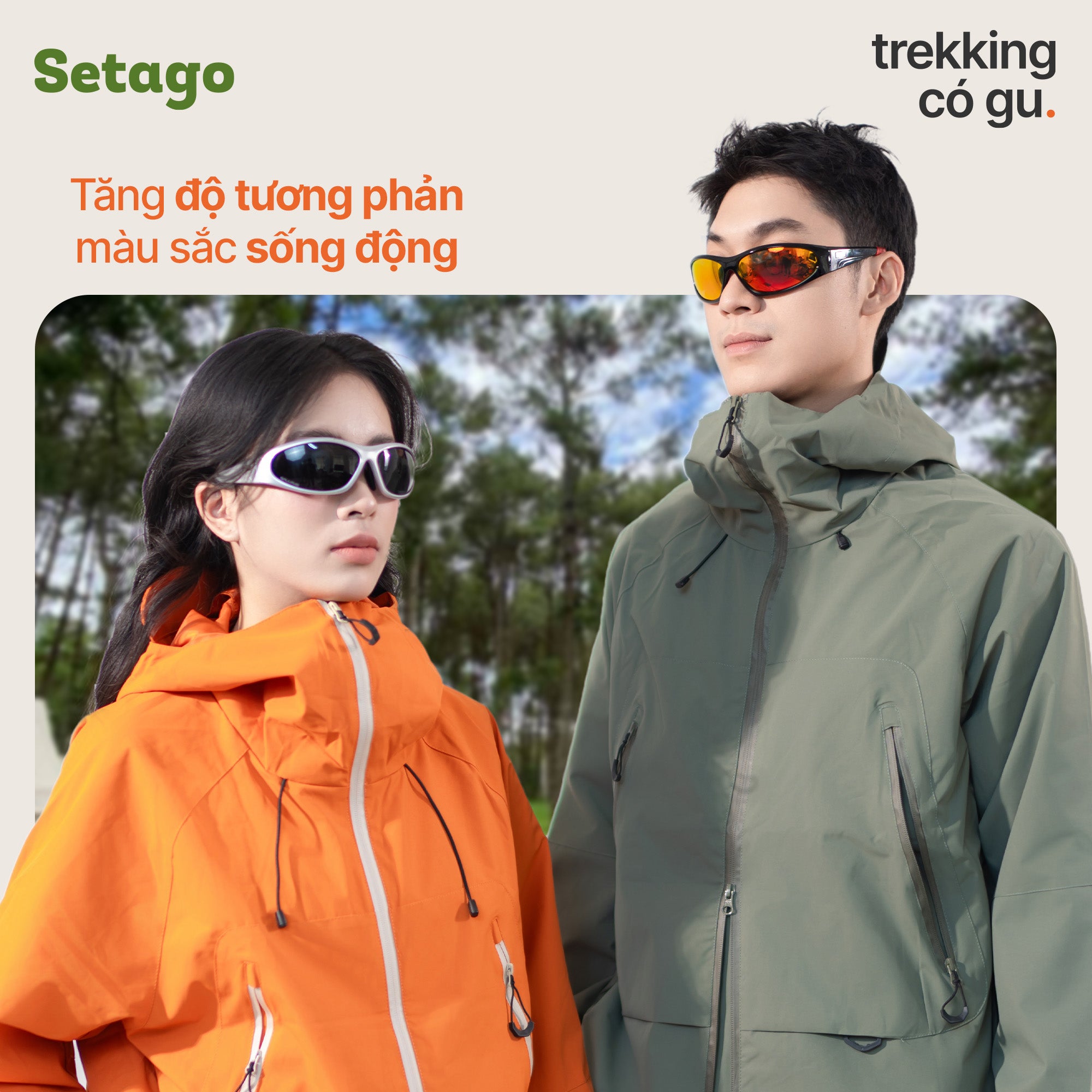 Kính phân cực Vetro - form trendy, phân cực, bảo vệ mắt