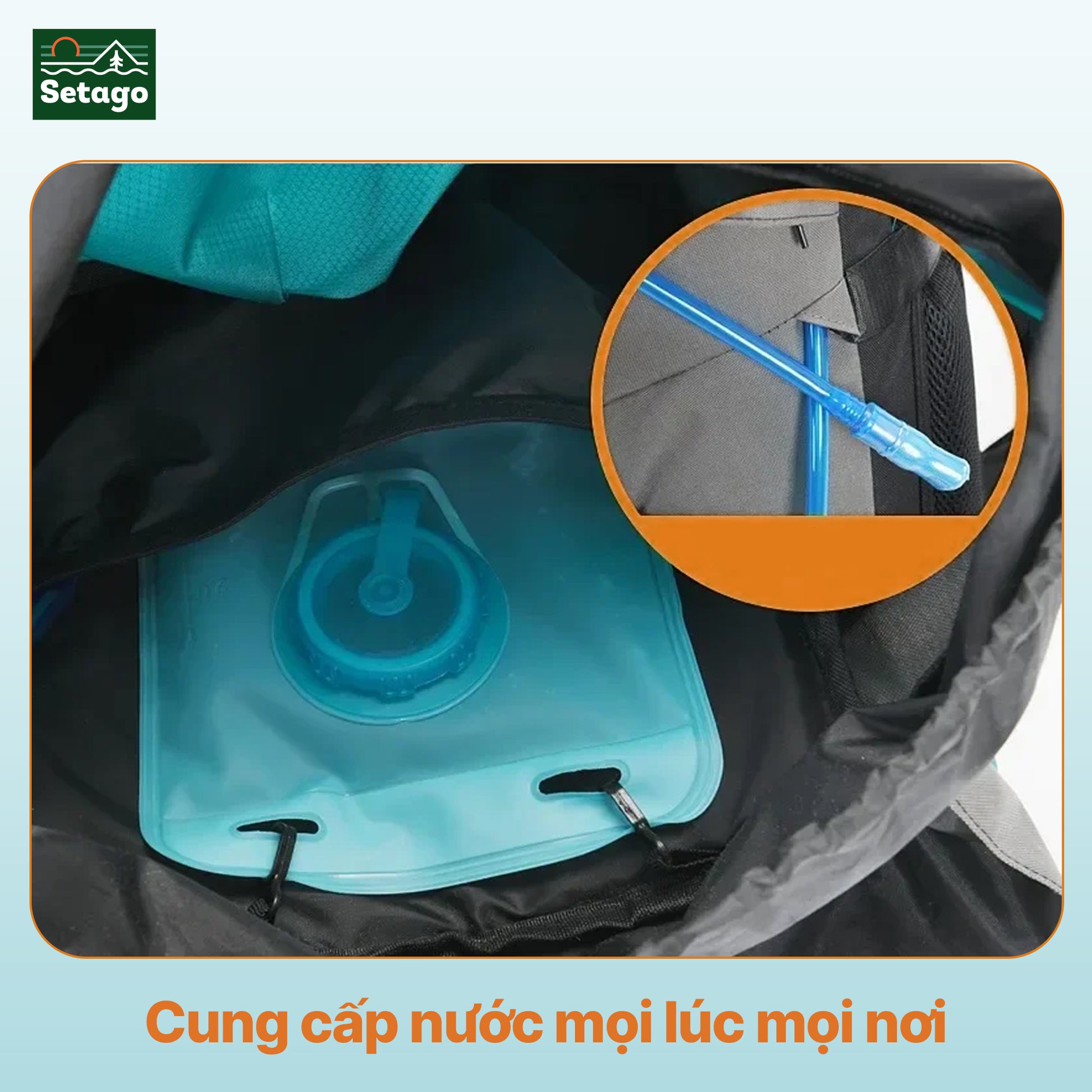 Balo dã ngoại thể thao Roamer - 40L, chống nước, thoáng khí
