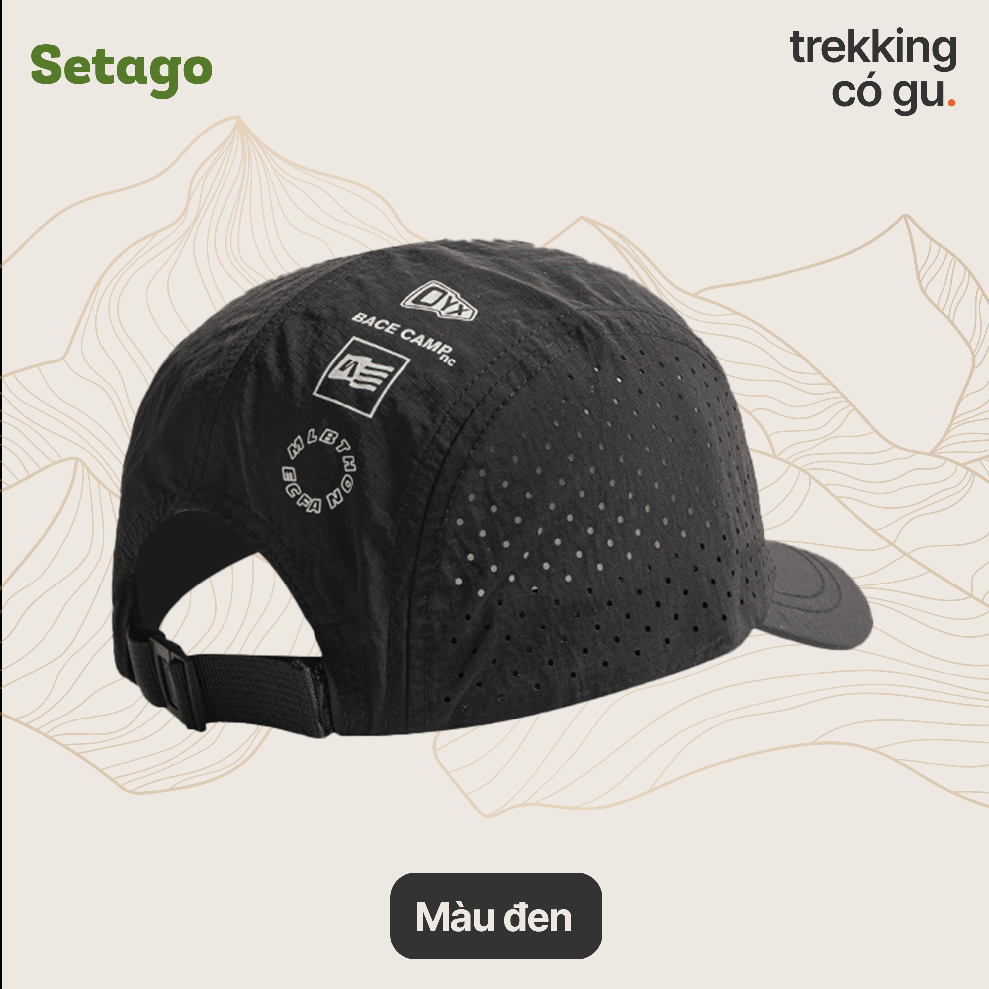 Mũ Lưỡi Trai Trek Cap – Mỏng Nhẹ, Thoáng Khí, Thời Trang