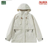 Áo khoác dã ngoại Aura - dáng oversize năng động với cổ cao giúp chống gió, chống thấm nước, chống nắng tối ưu