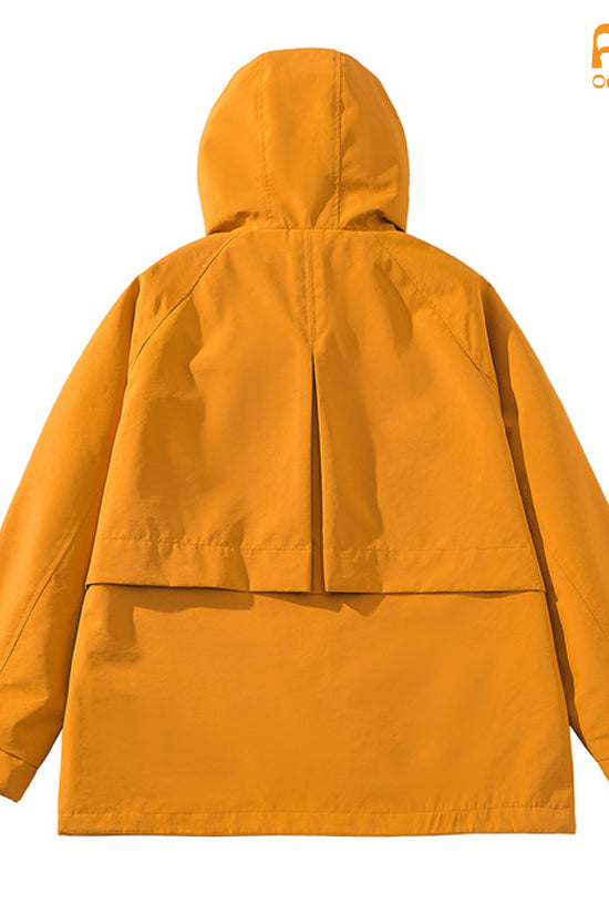 Áo khoác dã ngoại Aura - dáng oversize năng động với cổ cao giúp chống gió, chống thấm nước, chống nắng tối ưu