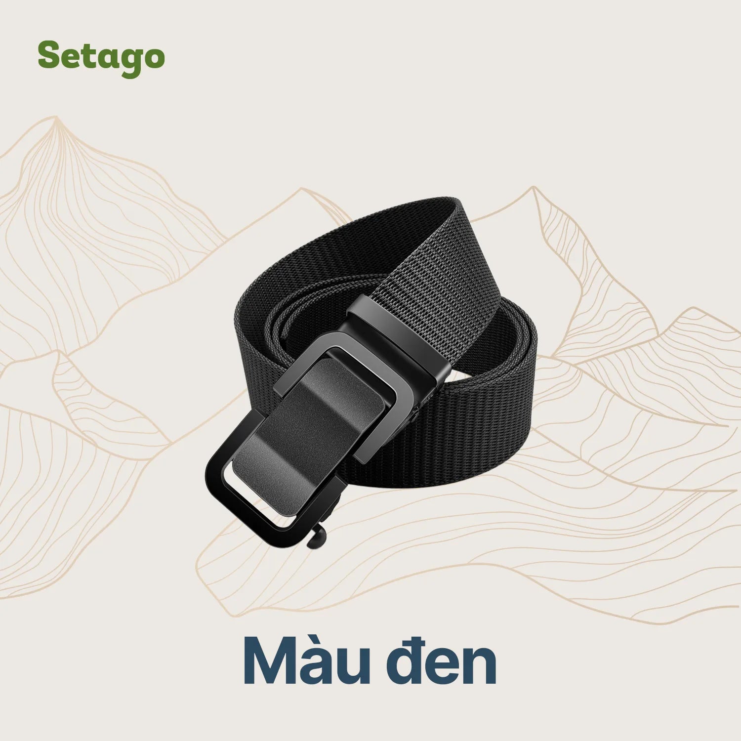 Thắt Lưng Vải Dù Dã Ngoại Axis – Bền Chắc, Nhanh Khô, Dễ Tùy Chỉnh