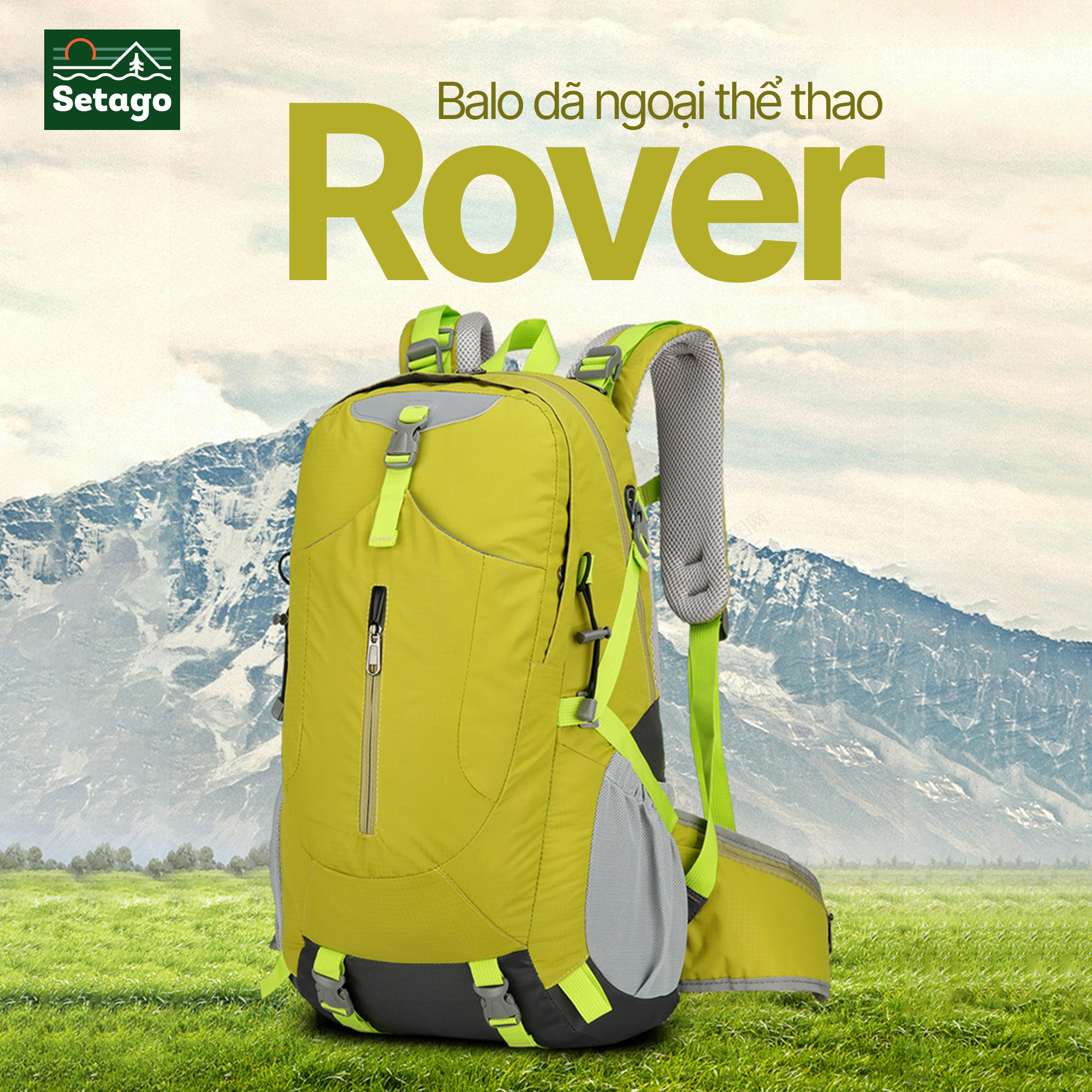 Balo dã ngoại thể thao Rover - 30L, nhiều ngăn, năng động và thoải mái