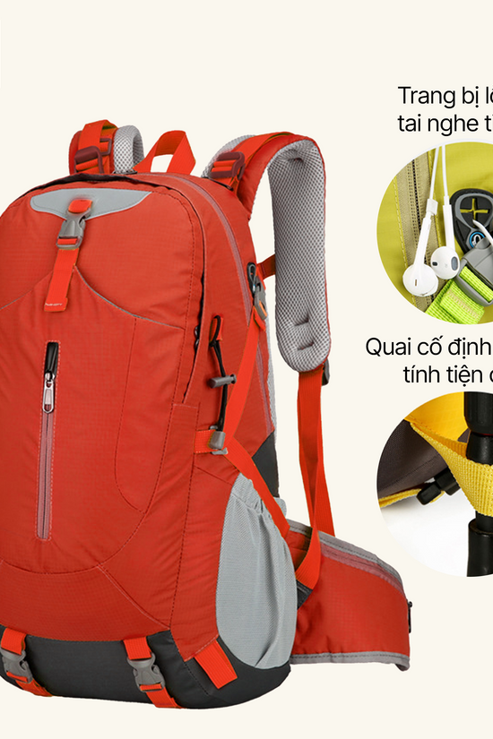 Balo dã ngoại thể thao Rover - 30L, nhiều ngăn, năng động và thoải mái