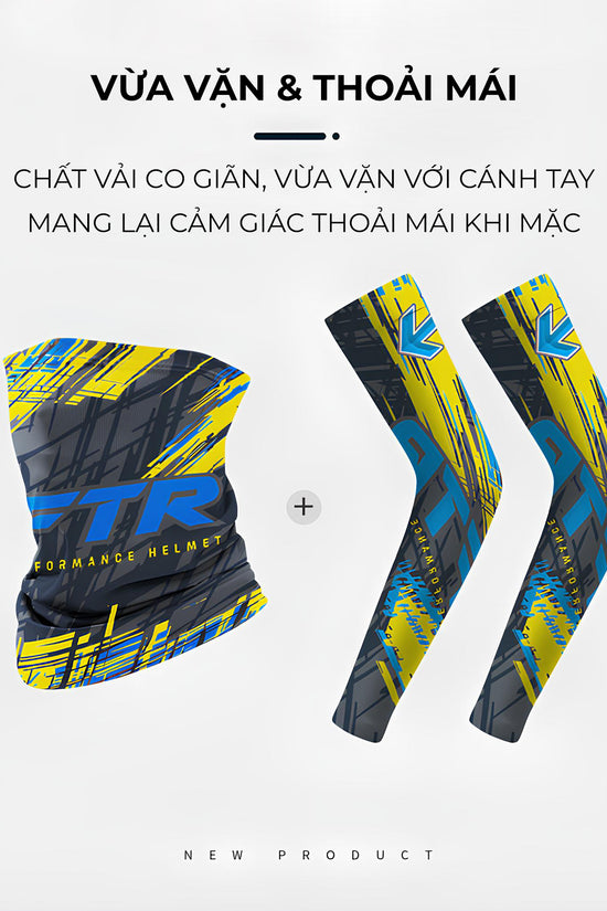 Găng tay chống nắng nam - thun lạnh thoáng khí, co giãn vừa vặn, bảo vệ da tối ưu