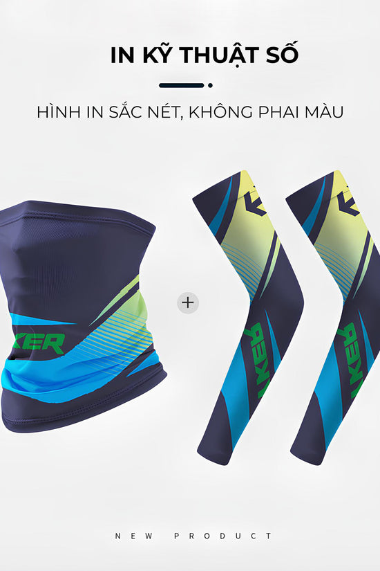 Găng tay chống nắng nam - thun lạnh thoáng khí, co giãn vừa vặn, bảo vệ da tối ưu