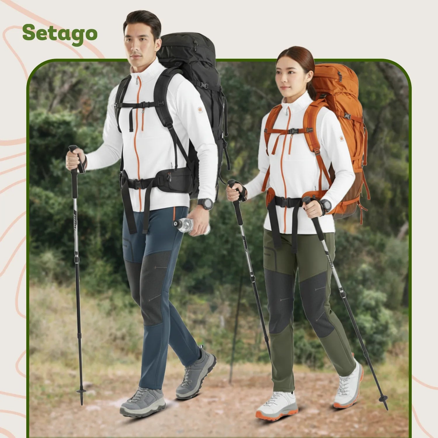 Quần leo núi lót nỉ mùa đông Alaska - Giữ ấm, trượt nước, chống mài mòn