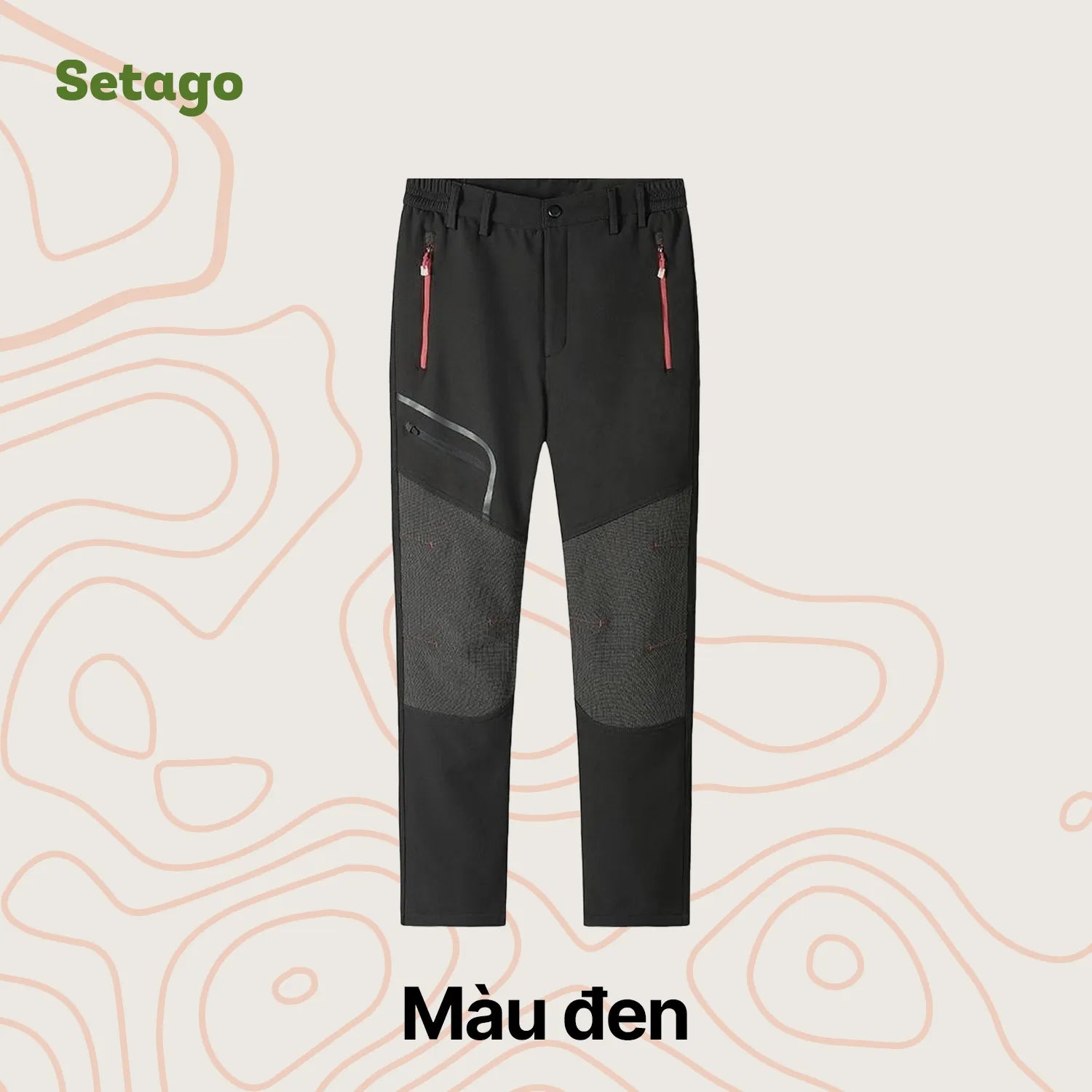 Quần leo núi lót nỉ mùa đông Alaska - Giữ ấm, trượt nước, chống mài mòn