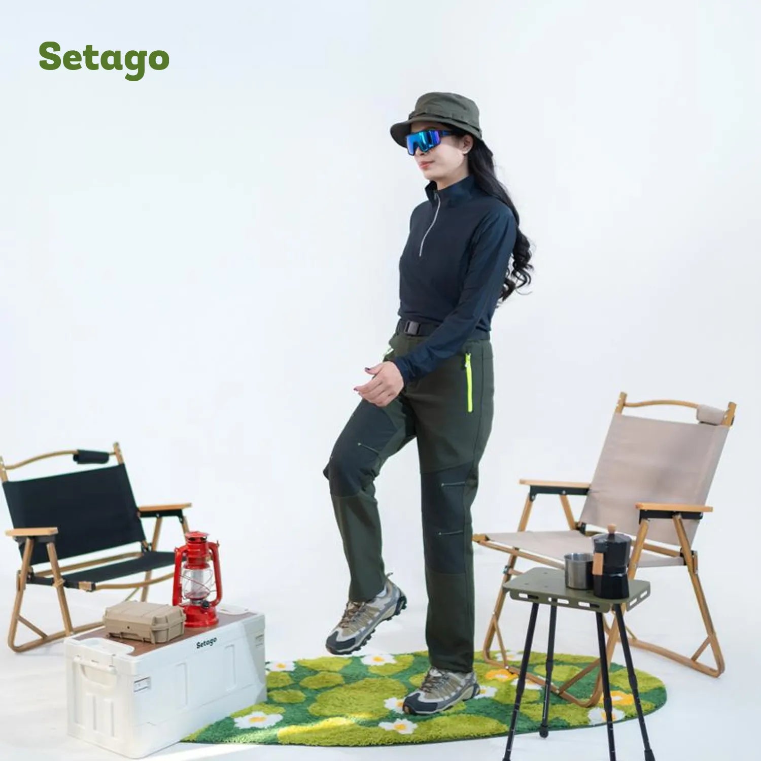 Quần leo núi lót nỉ mùa đông Alaska - Giữ ấm, trượt nước, chống mài mòn