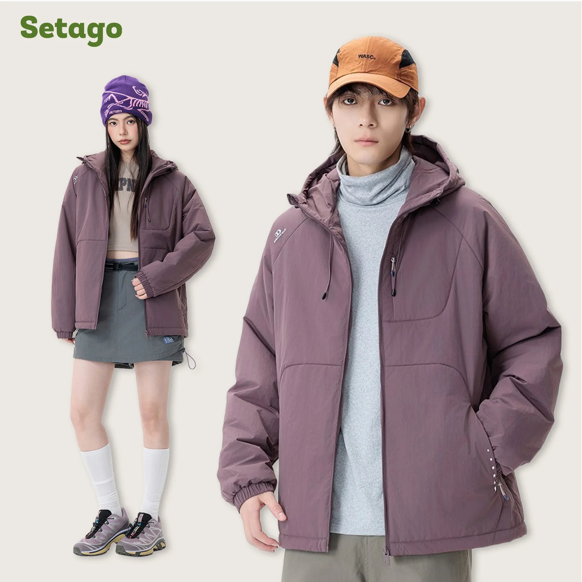 Áo khoác phao du lịch, thời trang siêu nhẹ gấp gọn Cloudy