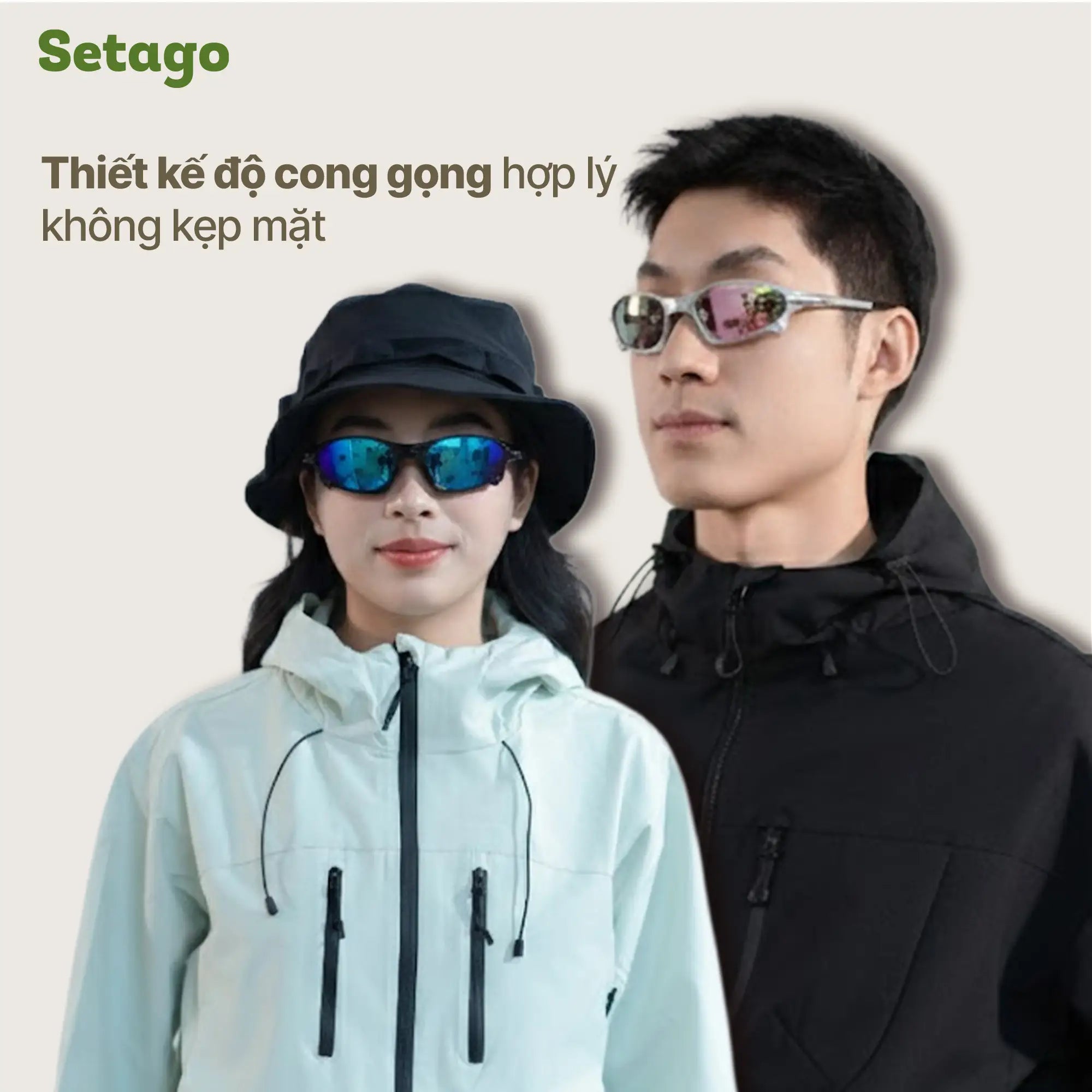 Kính thể thao chống UV Cyber