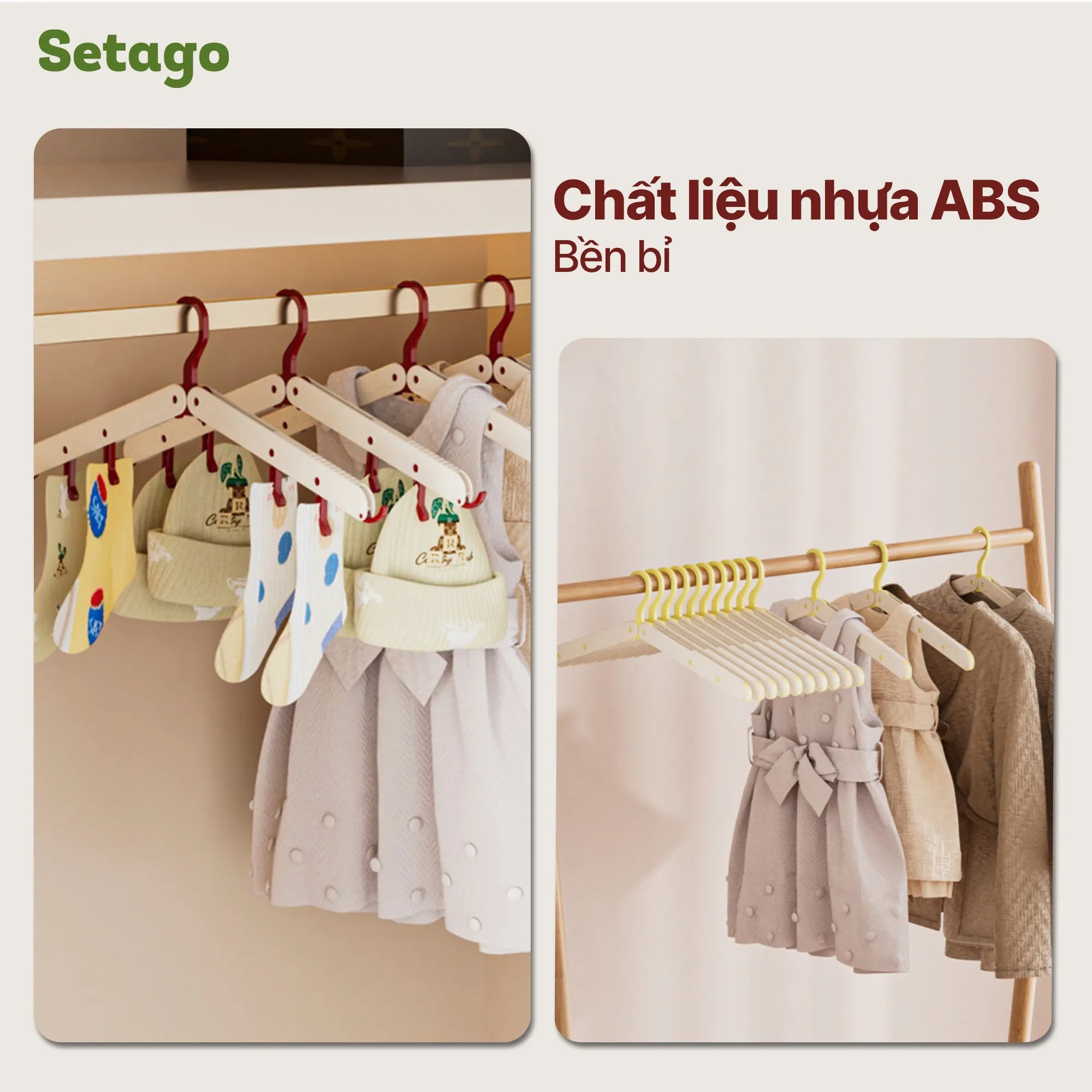 Móc treo quần áo đa năng, gấp gọn siêu nhẹ Foldie