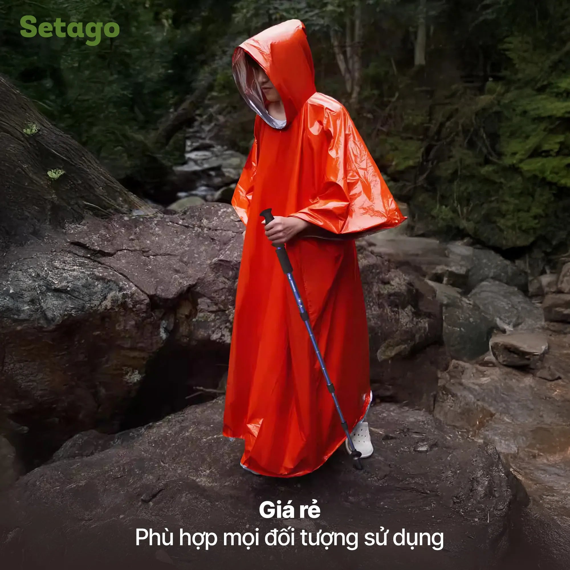 Áo mưa Rainn Tráng Bạc Giữ Nhiệt