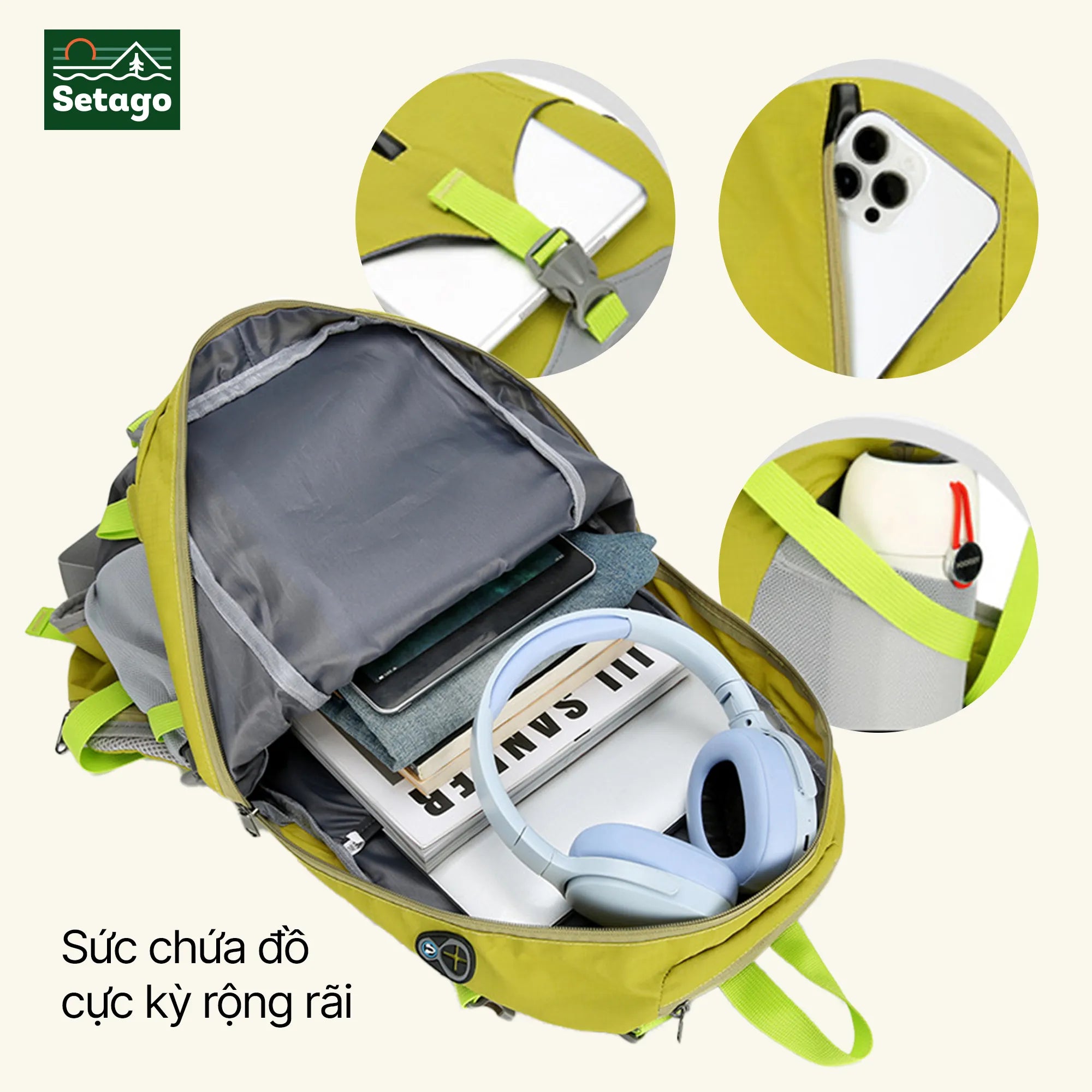 Balo dã ngoại thể thao Rover - 30L, nhiều ngăn, năng động và thoải mái