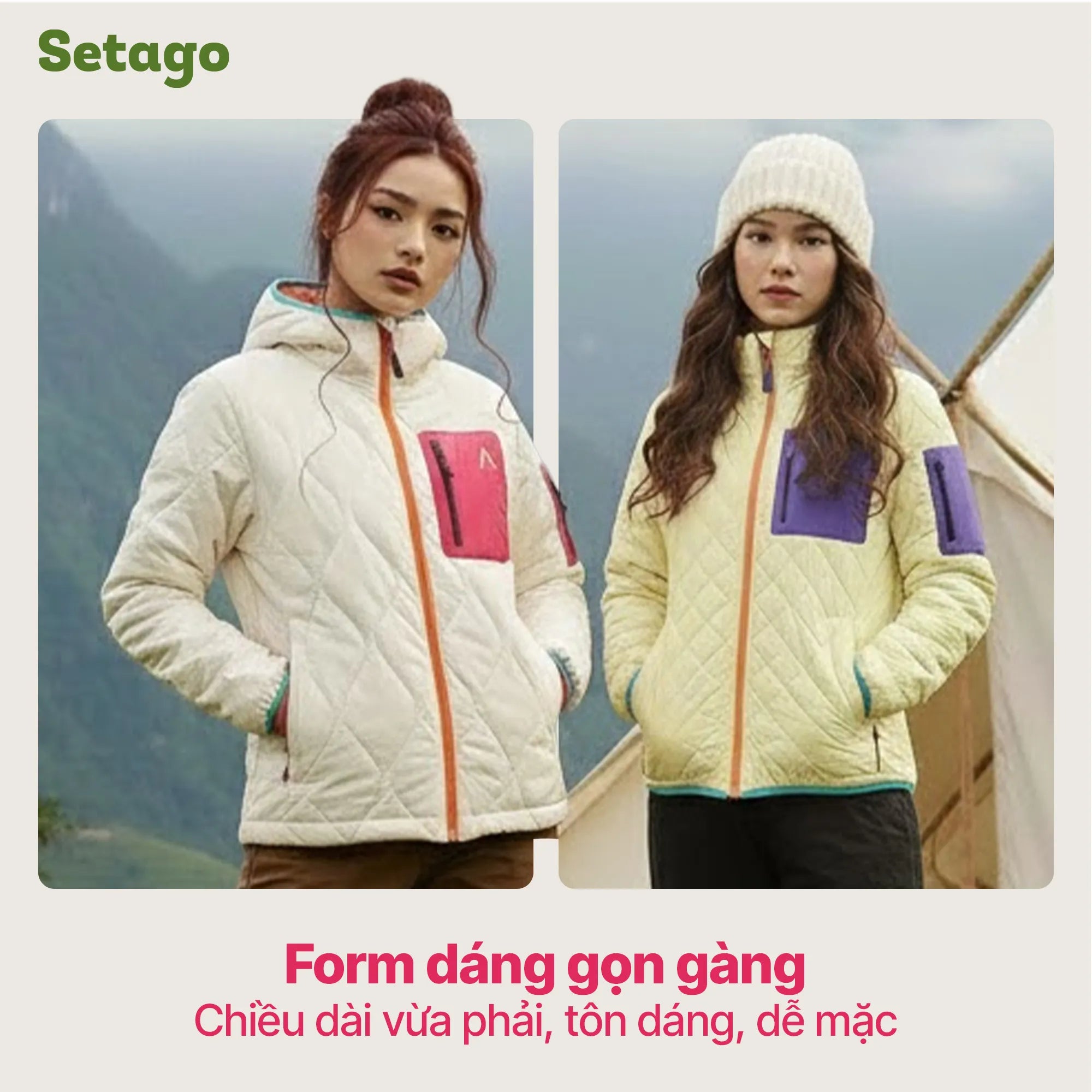 Áo Khoác Phao Snova – Siêu Nhẹ, Chống Nước