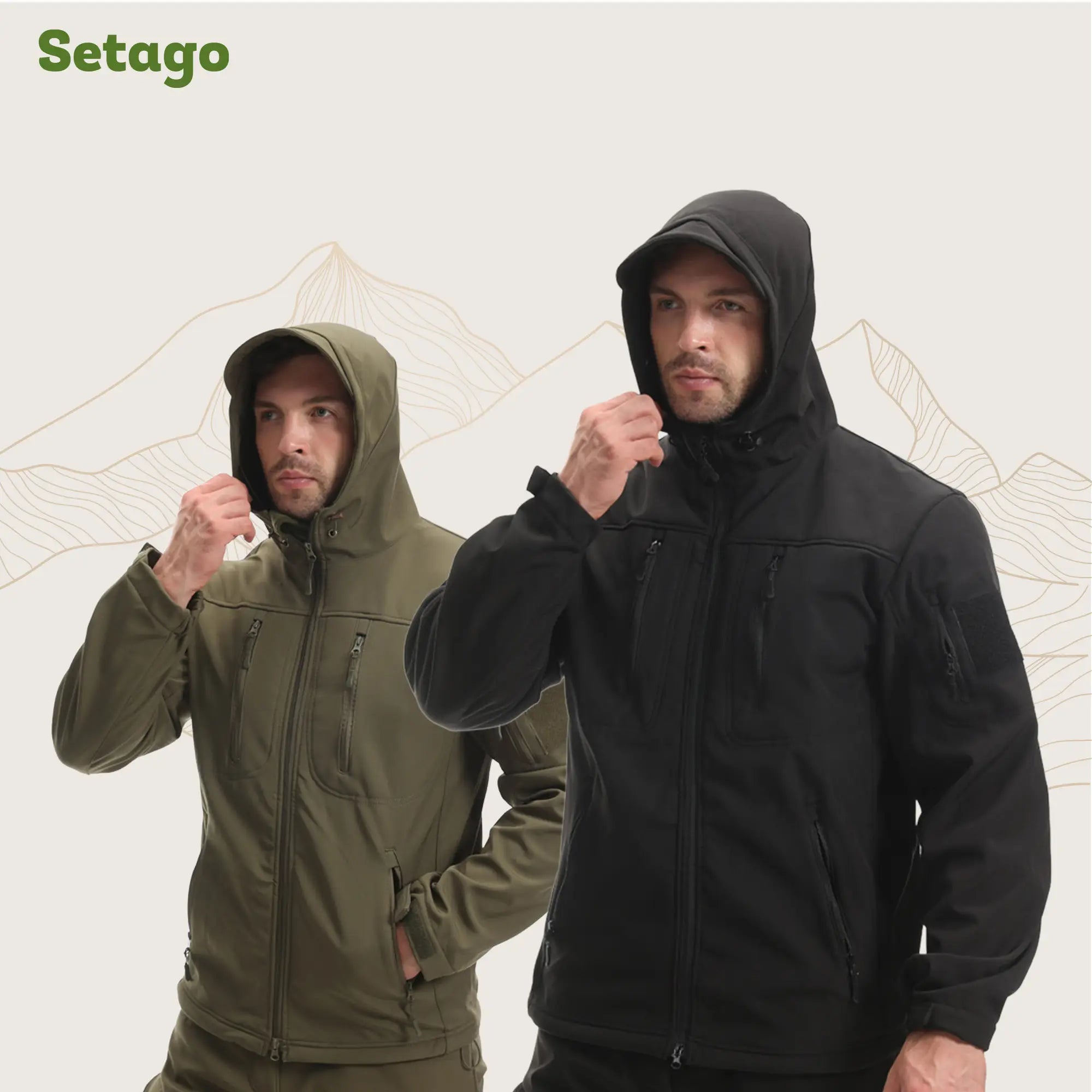 Áo khoác dã ngoại dáng quân đội Tactical V2