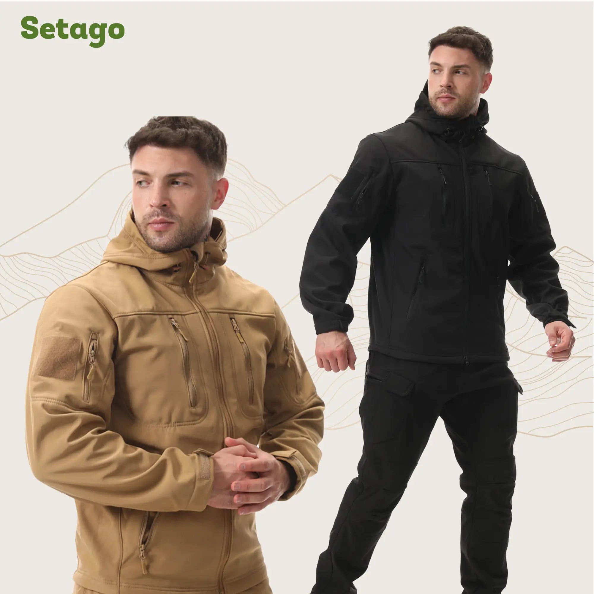 Áo khoác dã ngoại dáng quân đội Tactical V2