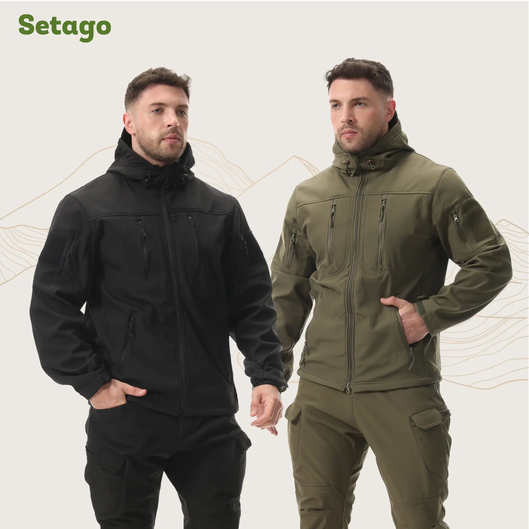 Áo khoác dã ngoại dáng quân đội Tactical V2