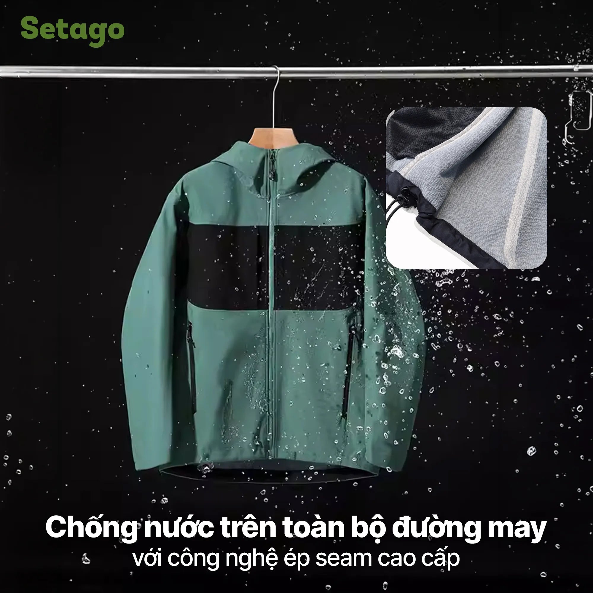 Áo khoác Softshell Torik chống nước ép seam cao cấp