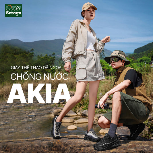 Giày thể thao AKIA - Bám đường, chống nước, linh hoạt cho mọi địa hình