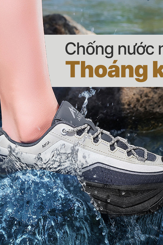 Giày thể thao AKIA - Bám đường, chống nước, linh hoạt cho mọi địa hình