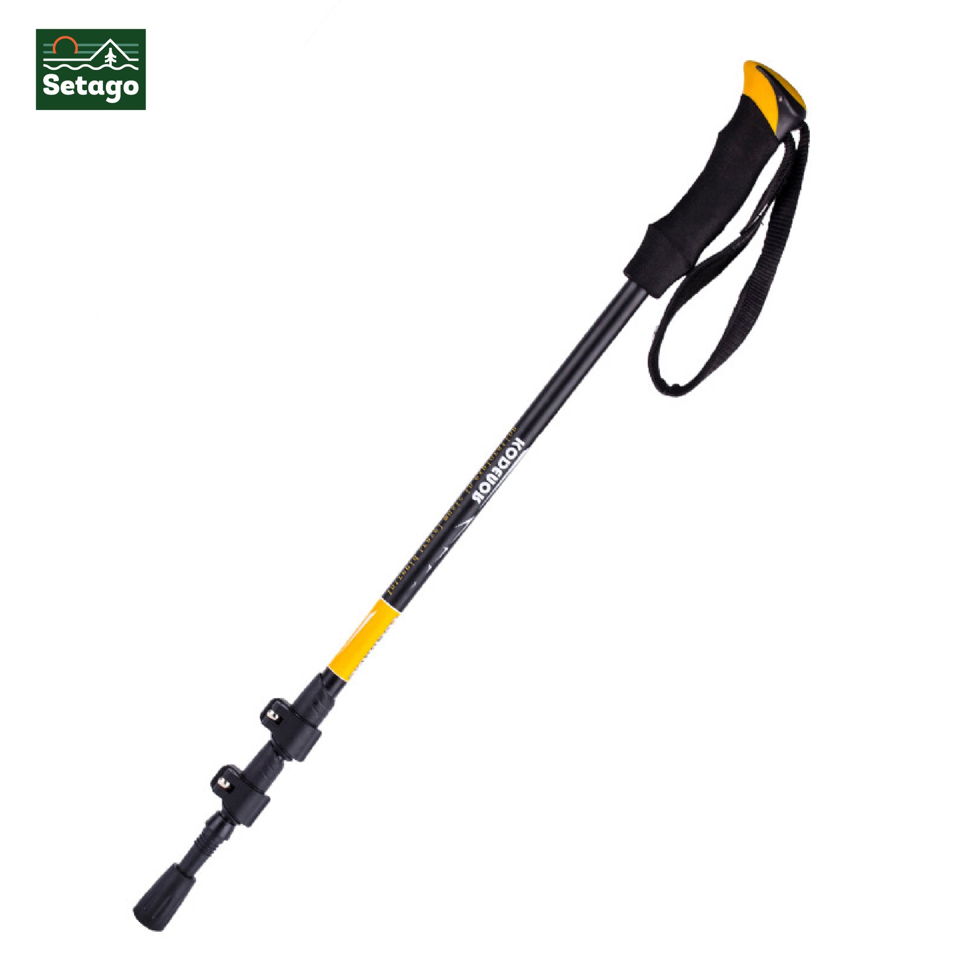 Gậy Leo Núi KODENOR 7075 – Siêu Nhẹ 245g, Chiều dài linh hoạt, Tay Cầm EVA Chống Trượt